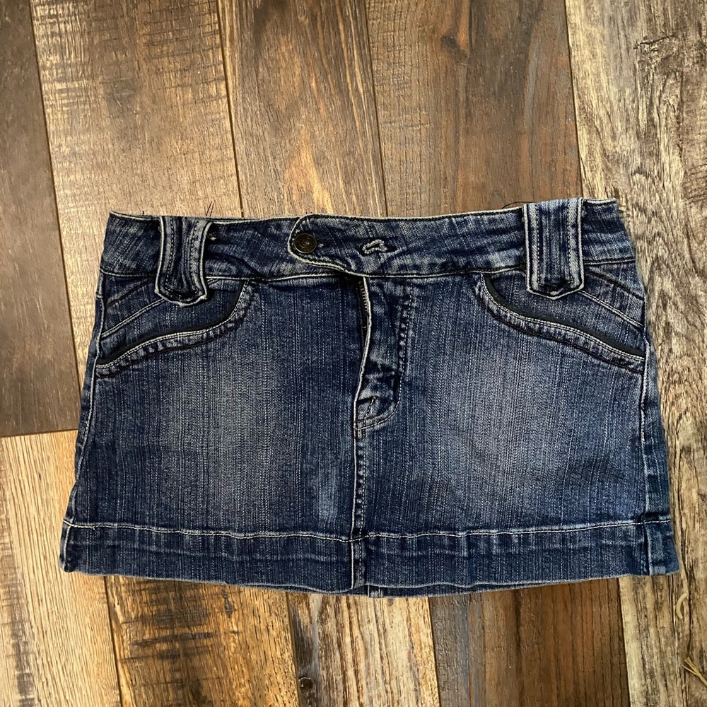 Cute y2k jean skirt